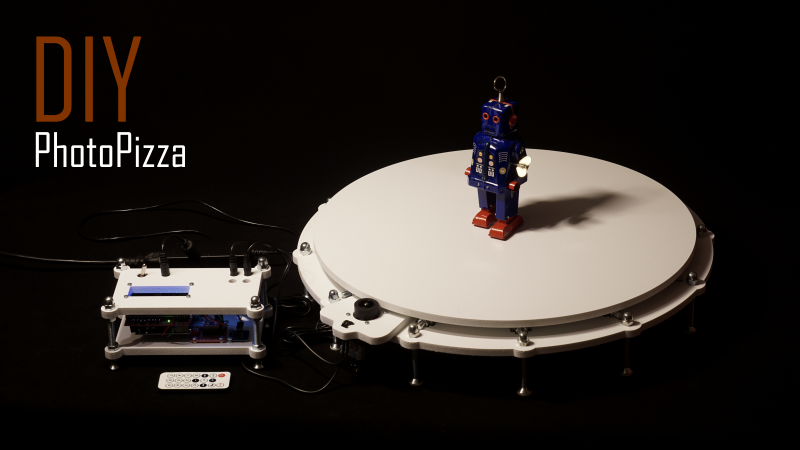 DIY Поворотный столик для 3D-сканирования и съемки фото-360 - 1 DIY Поворотный столик для 3D-сканирования и съемки фото-360 - 1