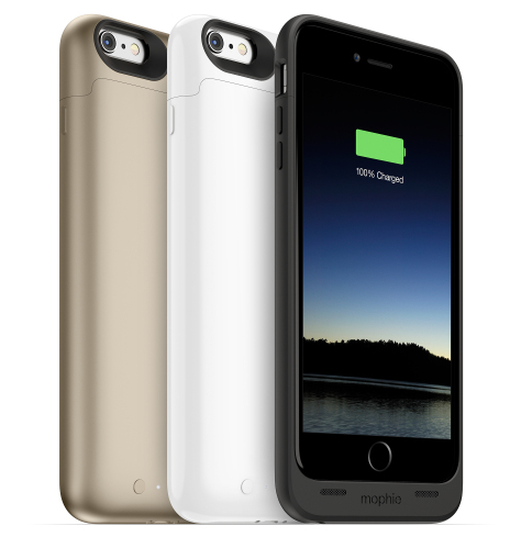 Mophie представила три новых чехла с аккумуляторами для смартфонов Apple iPhone 6 и iPhone 6 Plus - 1 mophie juice pack iPhone 6