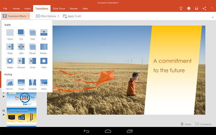 MS Office для планшетов Android — в свободном доступе - 5