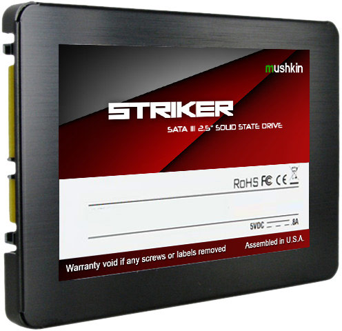 Накопители Mushkin Striker оснащены интерфейсом SATA 6 Гбит/с