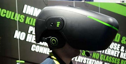 На CES 2015 показали «убийцу» шлема виртуальной реальности Oculus Rift — абсурдный 3DHead (видео)