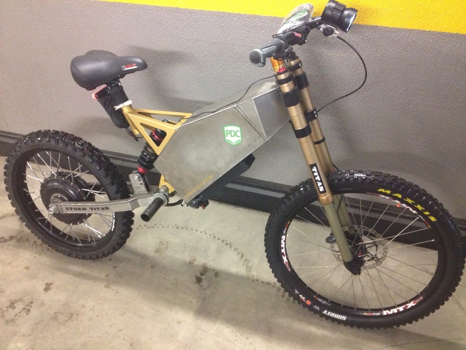 Как мы сделали мощный титановый электровелосипед - 11 Как мы сделали мощный титановый электровелосипед - 11