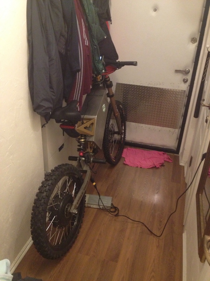 Как мы сделали мощный титановый электровелосипед - 12 Как мы сделали мощный титановый электровелосипед - 12