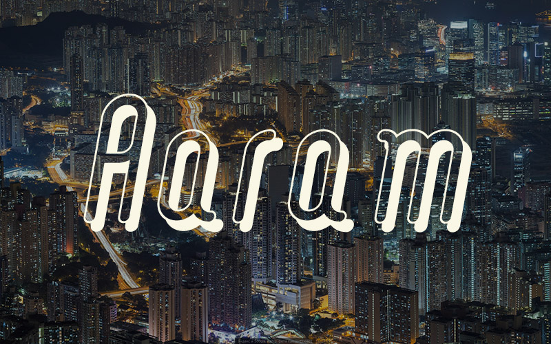 Потрясающая коллекция бесплатных шрифтов за 2014 год - 22 Aaram