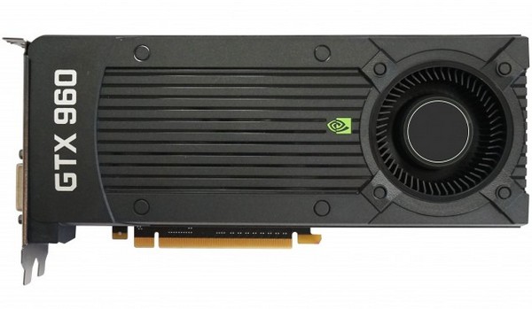 Видеокарта GeForce GTX 960 располагает 1024 ядрами CUDA и набирает P9960 баллов в 3DMark 11 - 1