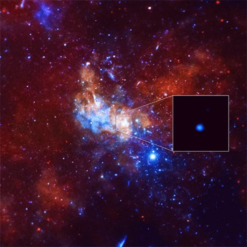 NASA сообщило о яркой вспышке в центре нашей Галактики (фото)