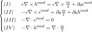 Эквивалентные преобразования уравнений Максвелла - 19