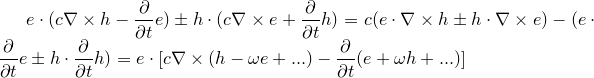 Эквивалентные преобразования уравнений Максвелла - 6