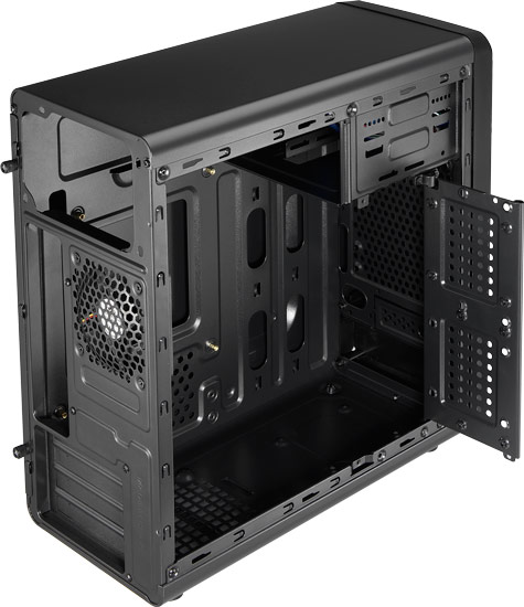 Корпус для ПК AeroCool QS-182 рассчитан на платы типоразмера microATX