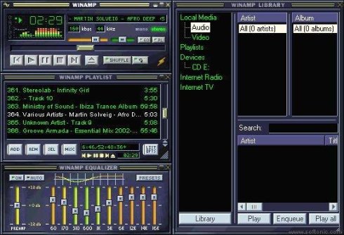 Плеер Winamp снова возродился