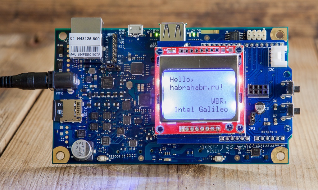Практикум «Intel IoT». Galileo Gen2 — Первое знакомство - 1 Практикум «Intel IoT». Galileo Gen2 — Первое знакомство - 1