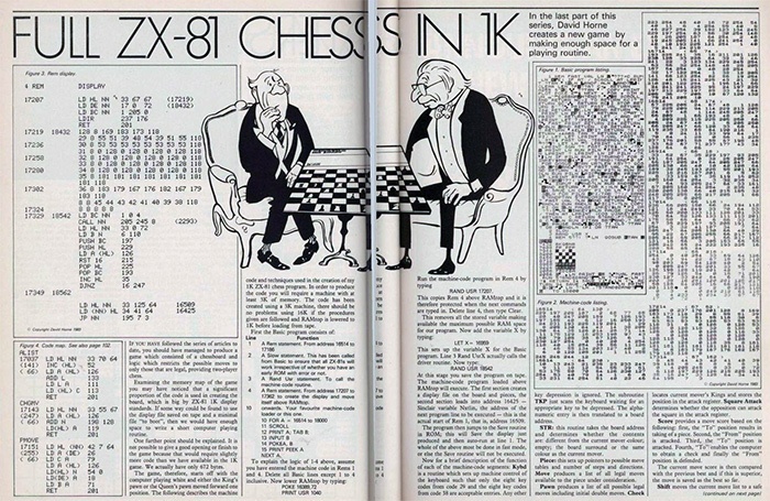 Компьютерные шахматы в 487 байтах - 1