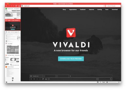 Создатели Opera выпустили новый браузер Vivaldi