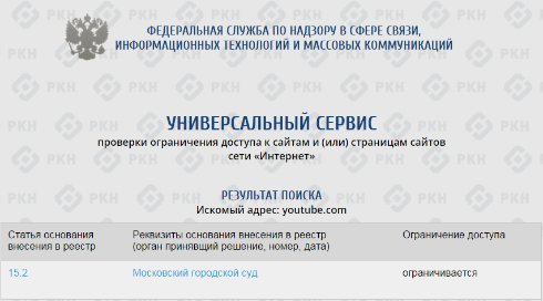 Московский суд заблокировал YouTube