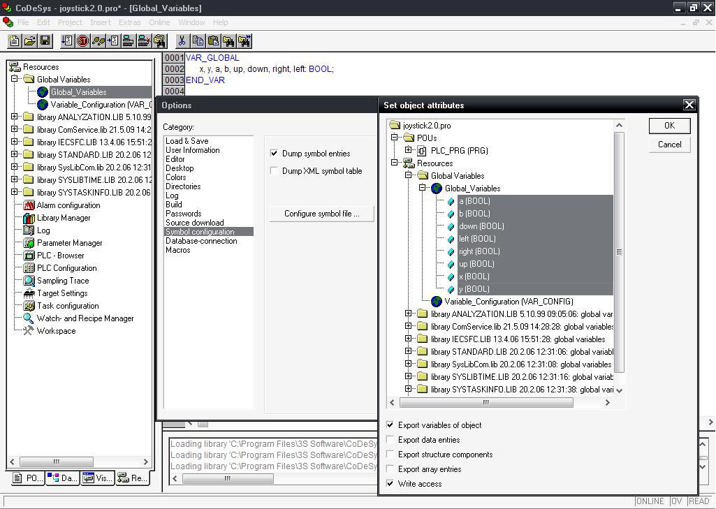 ПЛК100 + LabVIEW + джойстик v2.0 - 2