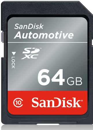 Новые карточки памяти и встраиваемые накопители SanDisk имеют сертификат AEC-Q100