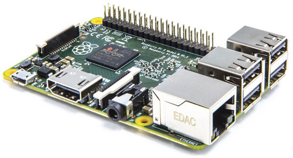 Микрокомпьютер Raspberry Pi 2 Model B стоит $35