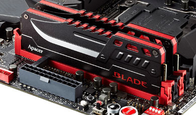 В серию Apacer Blade DDR4 вошли модули объемом 4 и 8 ГБ