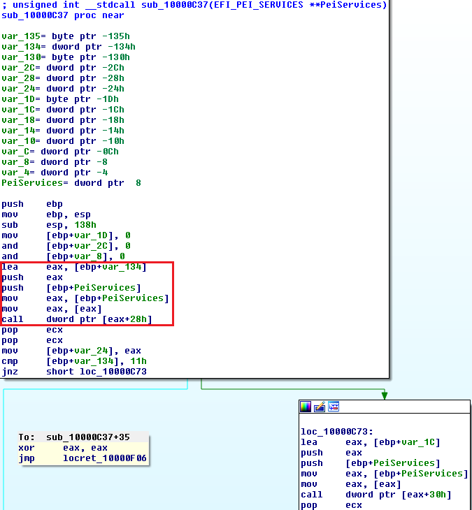 Простые приемы реверс-инжениринга UEFI PEI-модулей на полезном примере - 11 Простые приемы реверс-инжениринга UEFI PEI-модулей на полезном примере - 11