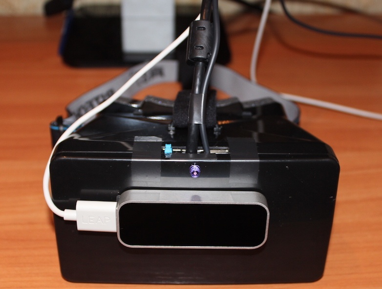 Leap Motion + VRD - 2