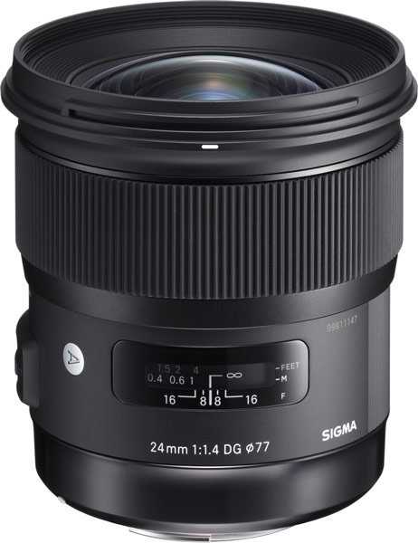 Объектив Sigma 24mm F1.4 DG HSM Art совместим со стыковочной станцией Sigma USB Dock