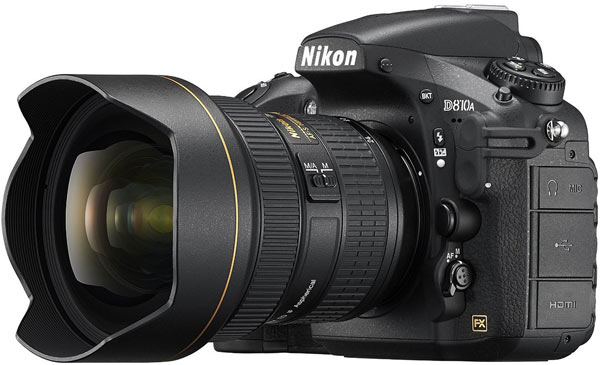 Продажи Nikon D810A начнутся в мае по цене $3800