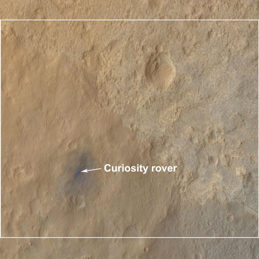 Наблюдаем за Curiosity с орбиты (2012-2015) - 3