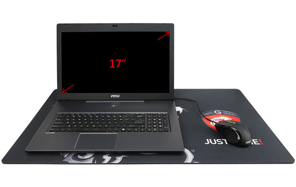 Масса коврика MSI Xield5 Gaming — 730 г