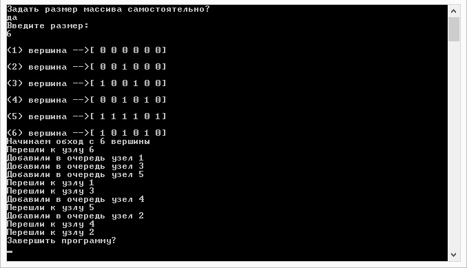 Поиск в ширину (BFS) на С# - 2