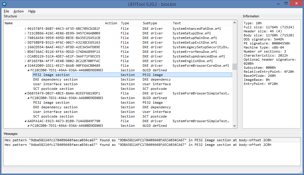 Возвращаем оригинальные страницы меню в Phoenix SCT UEFI - 7 Возвращаем оригинальные страницы меню в Phoenix SCT UEFI - 7