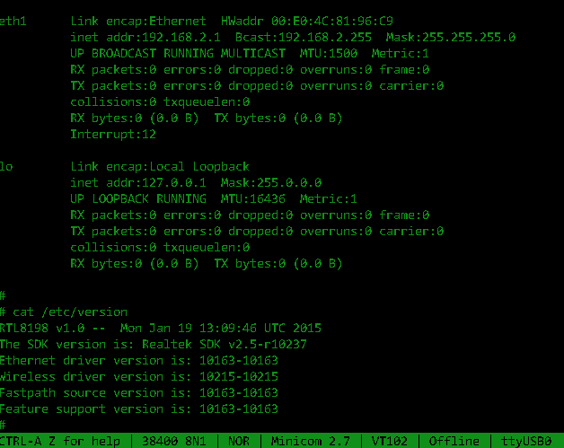 Знакомство с отладочной платой Realtek RTL8954C - 6 Знакомство с отладочной платой Realtek RTL8954C - 6
