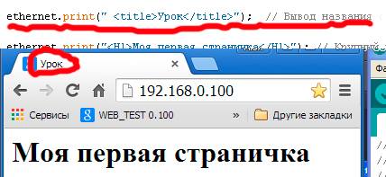 WEB Server на базе ENC28j60 + Arduino — проще не бывает - 5 image