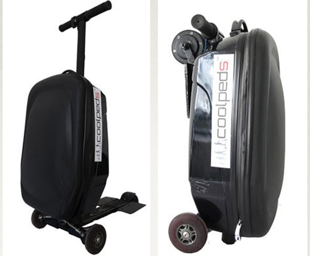 Чемодан с электоскутером поможет успеть на самолет - 1 image