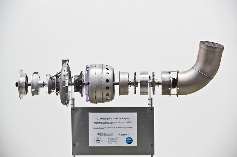 Первый реактивный двигатель, напечатанный на 3D-принтере - 3