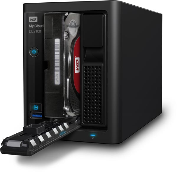 В сетевых хранилищах WD My Cloud EX2100, EX4100, DL2100 и DL4100 используются жесткие диски WD Red