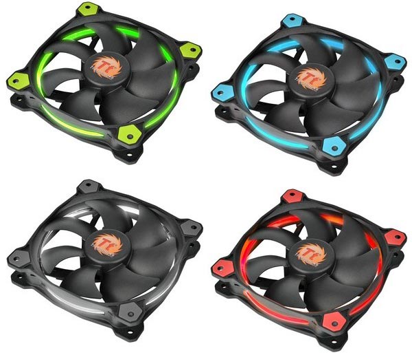 Компания Thermaltake представила вентиляторы Riing 12 и 14, предназначенные для установки на радиаторы