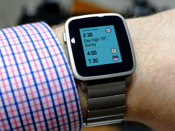 Pebble Time Steel