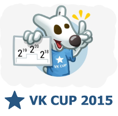 VK Cup 2015 - 1 VK Cup 2015 - 1
