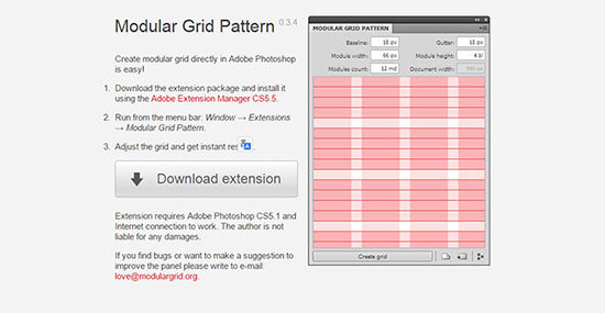 Modular Grid Pattern