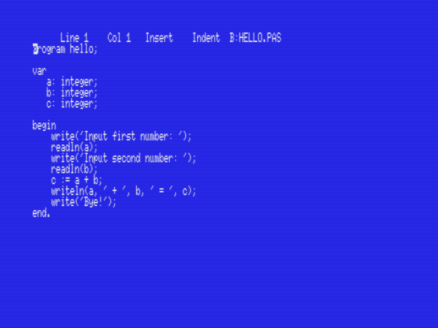Ностальгия по КУВТ: ретроспектива средств разработки для 8-битных компьютеров MSX. Часть 1 — языки, редакторы, трансляторы - 22