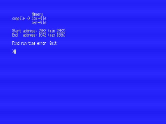 Ностальгия по КУВТ: ретроспектива средств разработки для 8-битных компьютеров MSX. Часть 1 — языки, редакторы, трансляторы - 24