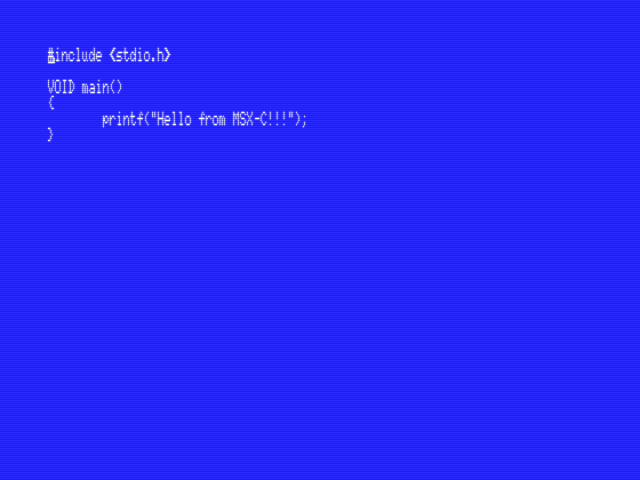 Ностальгия по КУВТ: ретроспектива средств разработки для 8-битных компьютеров MSX. Часть 1 — языки, редакторы, трансляторы - 30