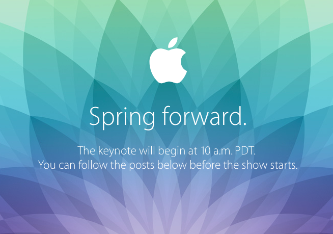 Текстовая трансляция Apple Spring Forward - 1