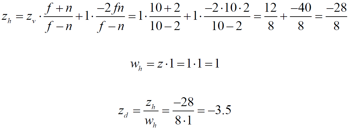 Перспективные матрицы в графическом API или дьявол прячется в деталях - 31 Перспективные матрицы в графическом API или дьявол прячется в деталях - 31