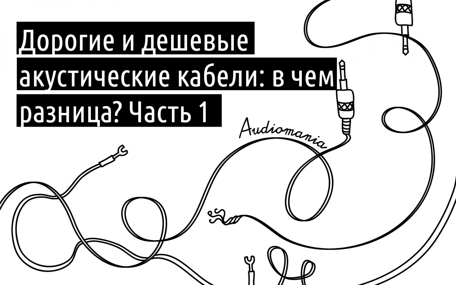 Дорогие и дешевые акустические кабели: в чем разница? Часть 1 - 1