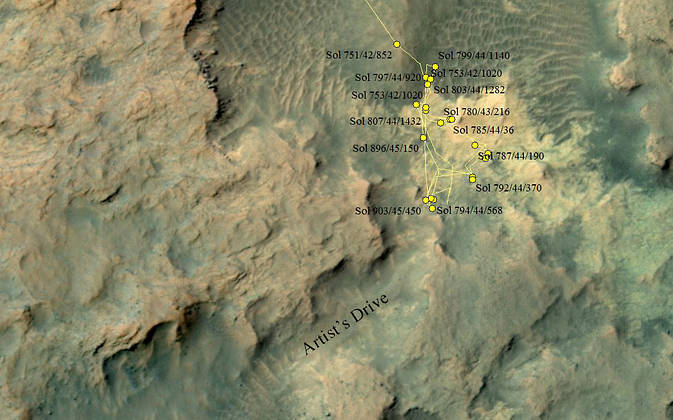 Curiosity вернулся к работе и продолжает свою миссию - 1