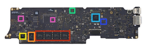 Обновлённые ультрабуки Apple MacBook Air легко разбираются, но заработали у iFixit всего по 4 балла - 5 Apple MacBook Air iFixit