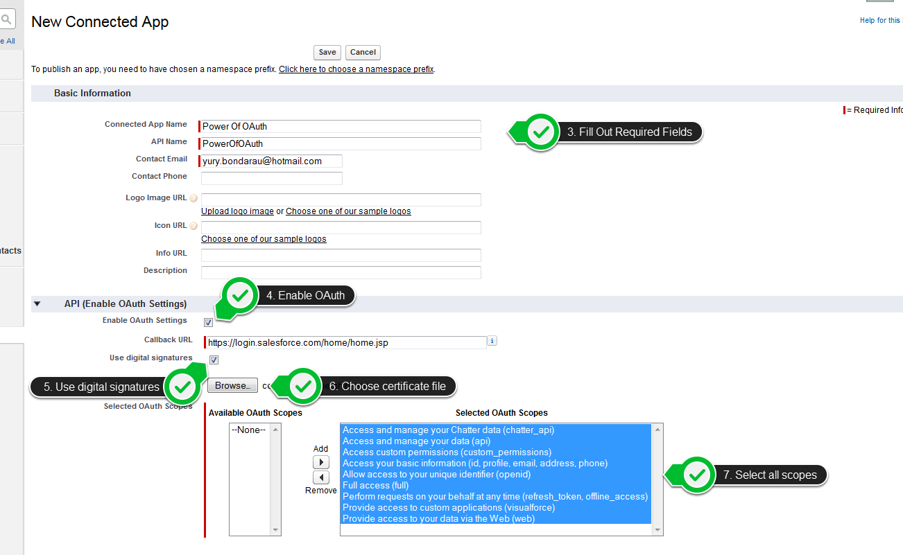 OAuth с использованием JWT на salesforce - 4