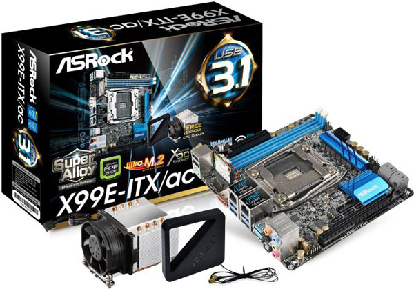ASRock привезет на CeBIT 2015 первую плату типоразмера mini-ITX на чипсете Intel X99 Express