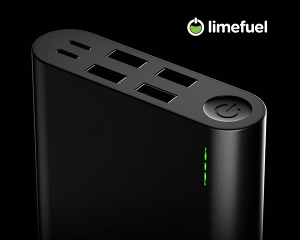 Емкость мобильного аккумулятора Limefuel с разъемами USB Type-C равна 24 000 мА∙ч